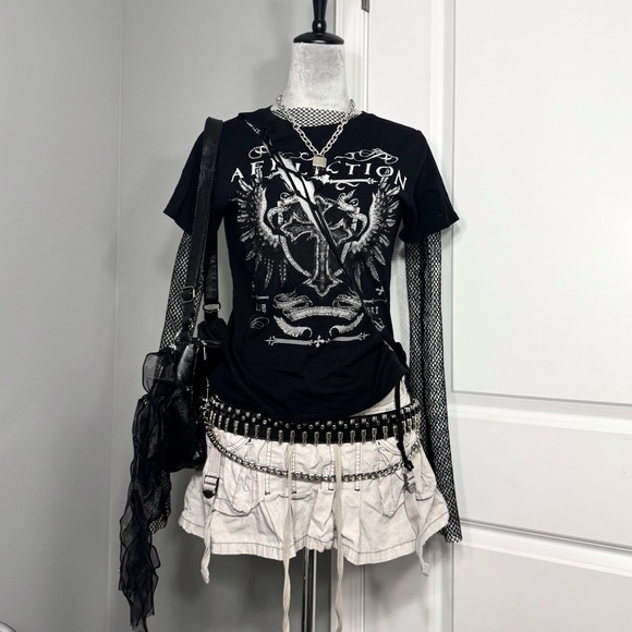 Affliction Rhinestone Top - Picture 6 of 11